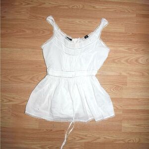 Rue21 White Lace Trim Camisole